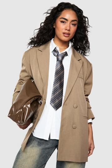 Grey Stripe Tie grey