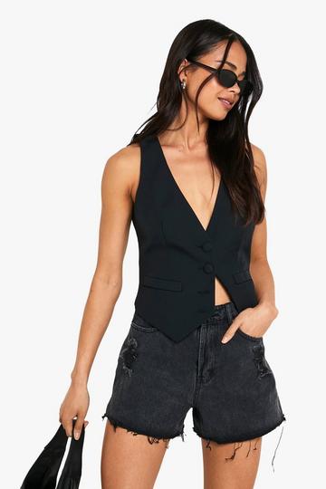 Washed Black Denim Shorts washed black