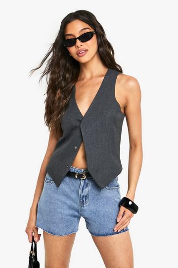 Mid Blue Denim Shorts mid blue