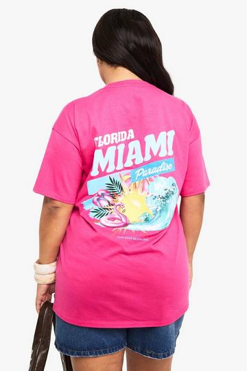 PLUS FLORIDA MIAMI hot pink