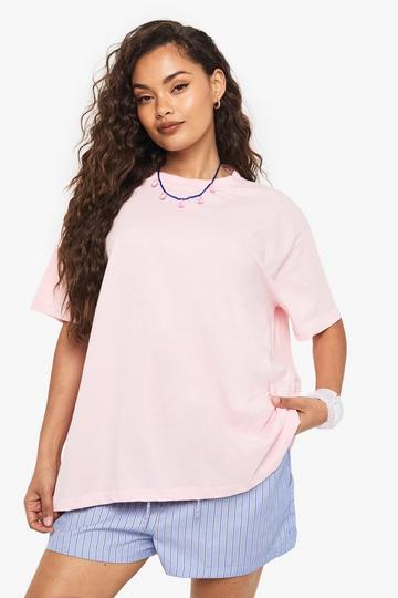 Basic Oversized T-Shirt baby pink