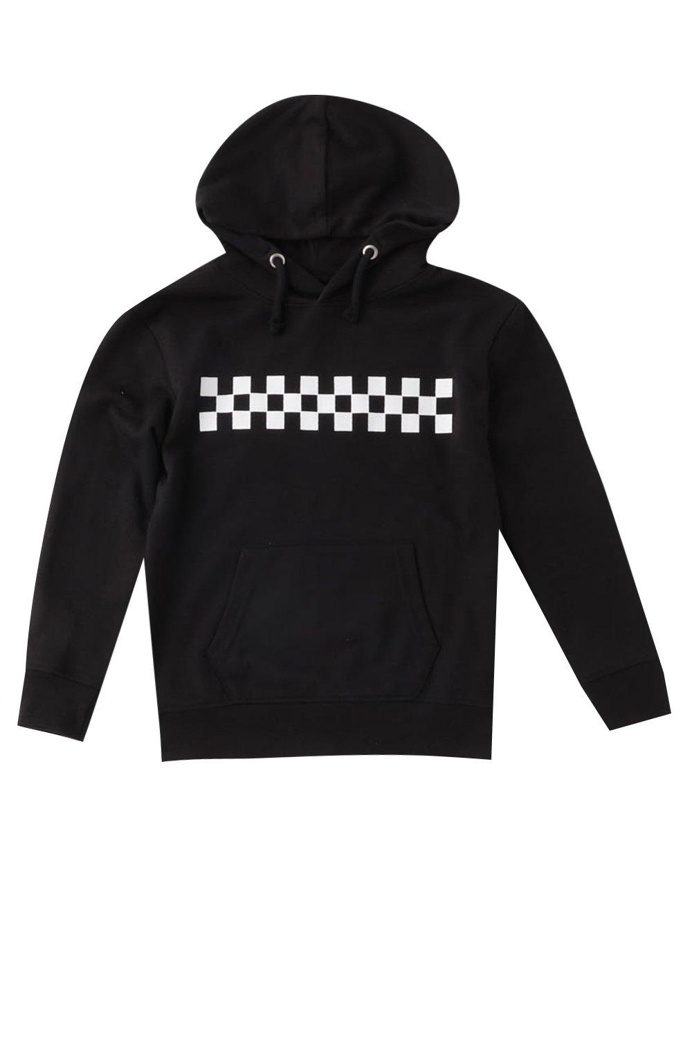 Checkered hot sale thrasher hoodie