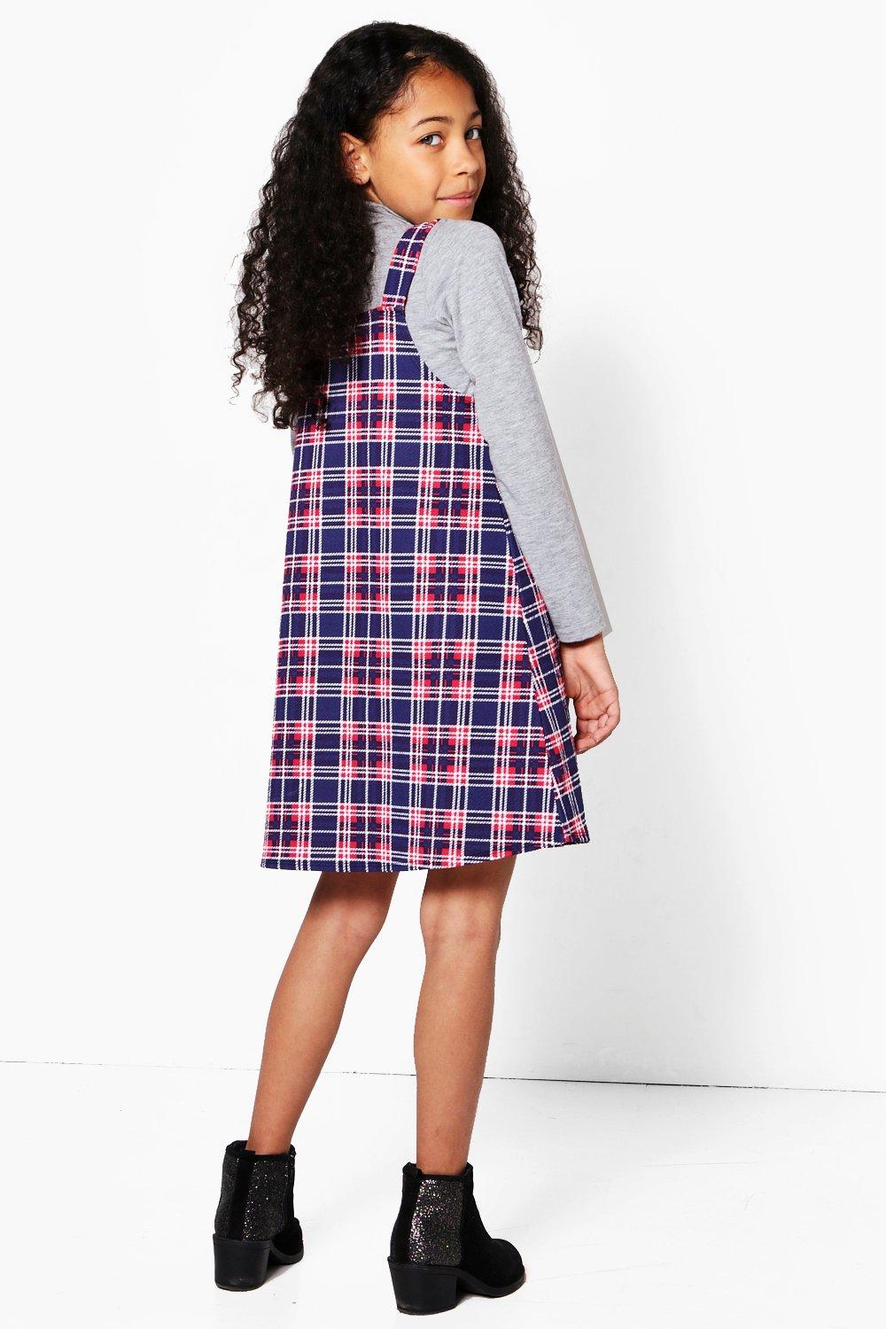 tartan pinny dress