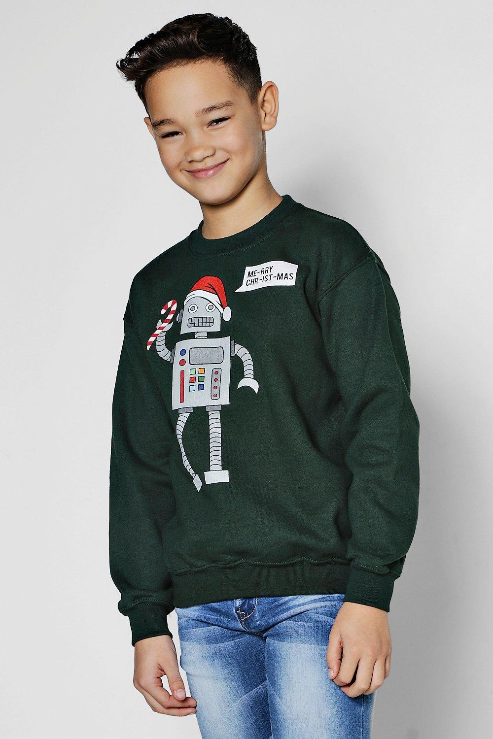 boys christmas sweatshirt