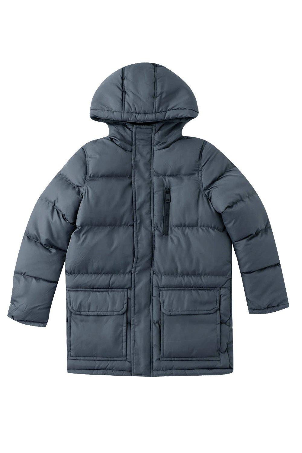 Boys grey 2024 puffer jacket