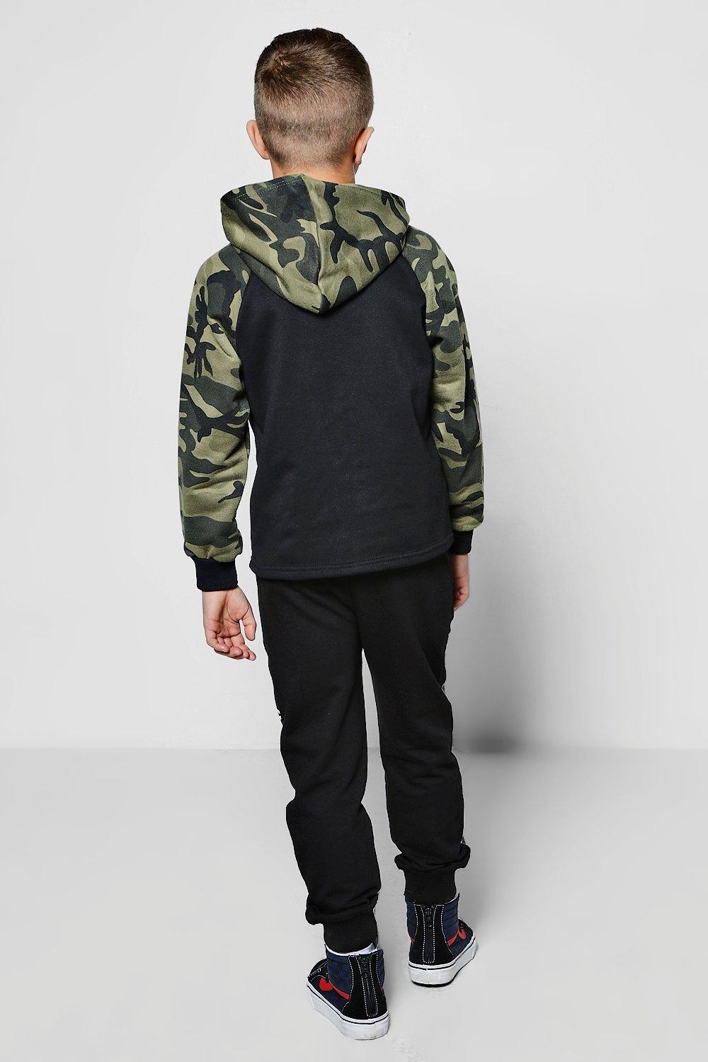 camo raglan hoodie