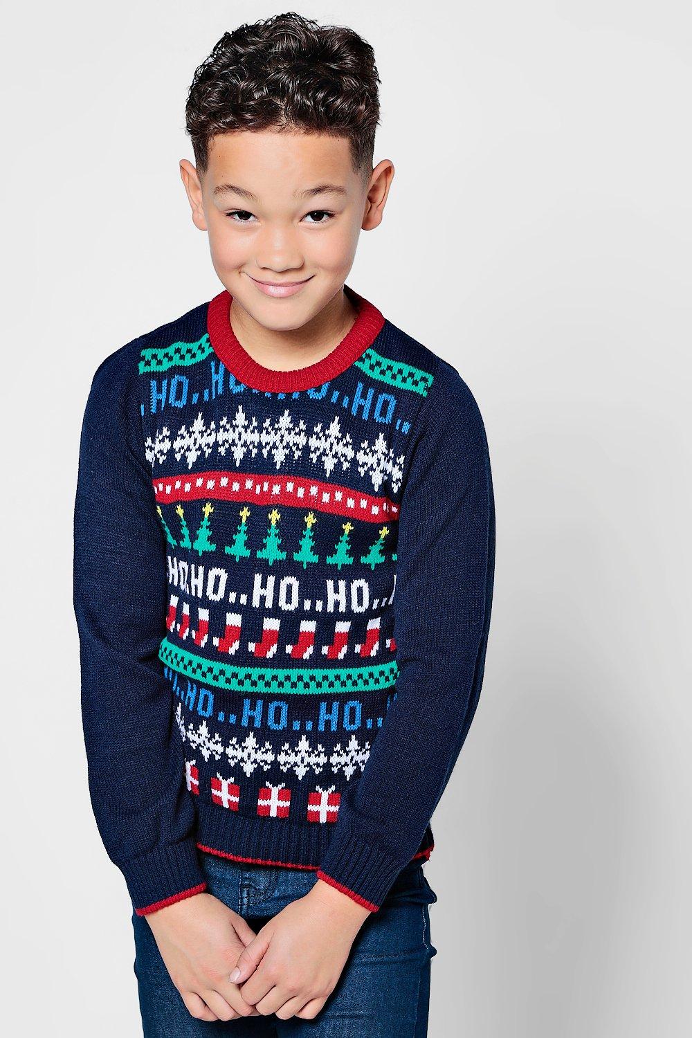 boy christmas jumpers