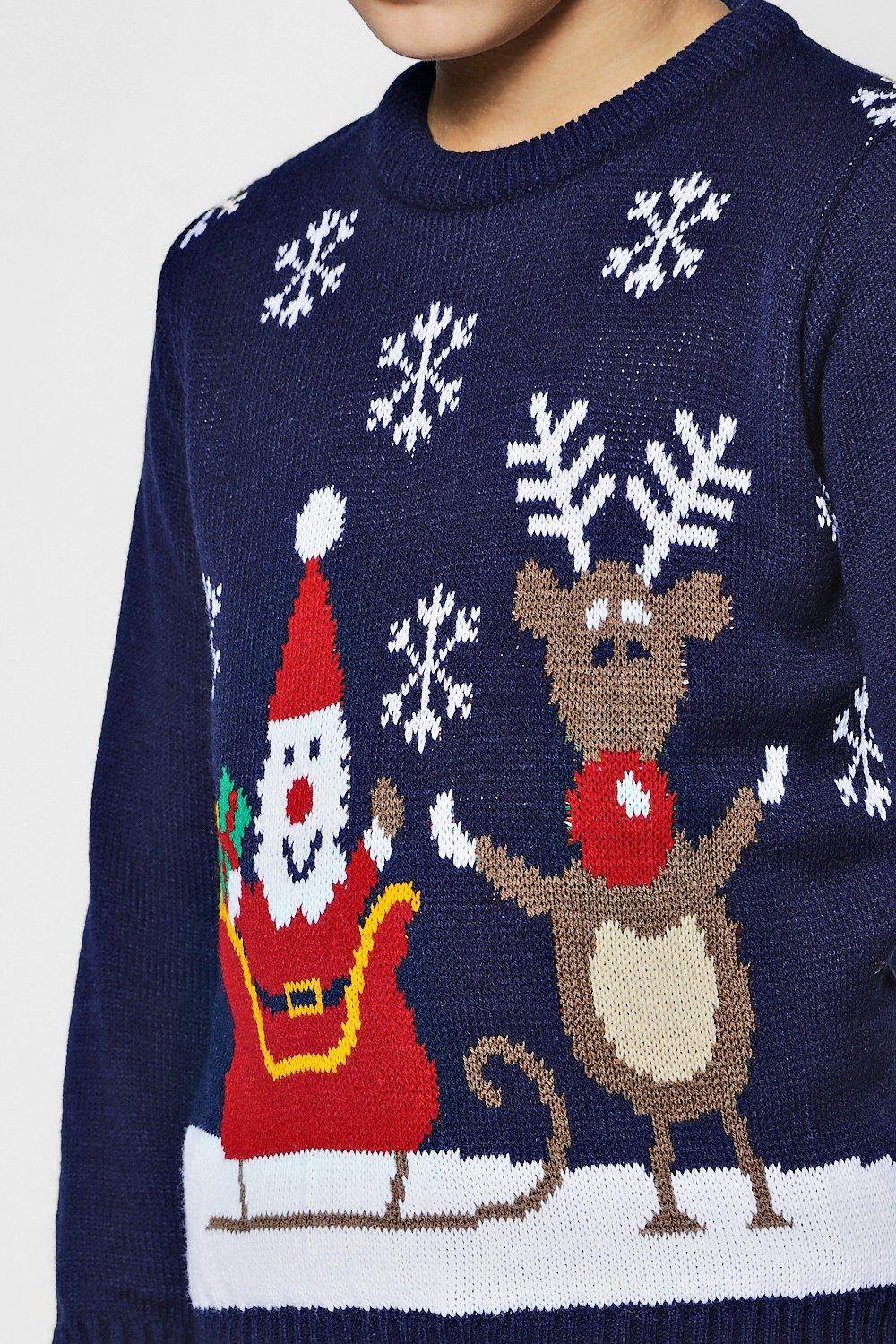 Boys santa cheap sweater