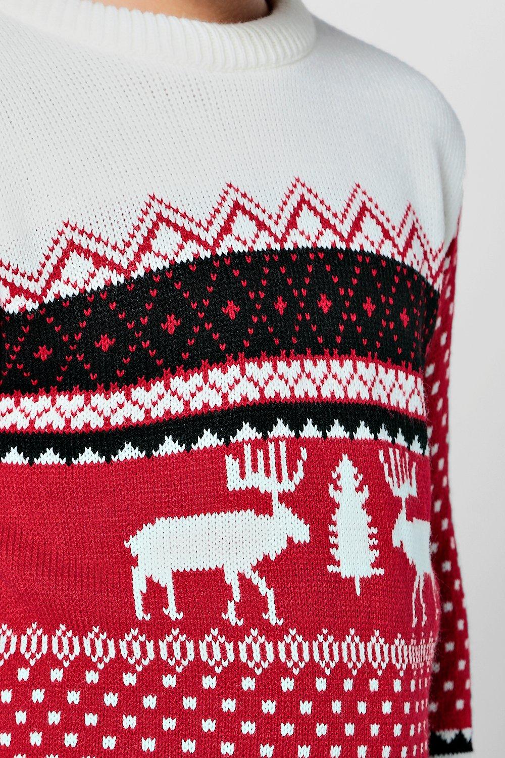 Boys reindeer shop sweater