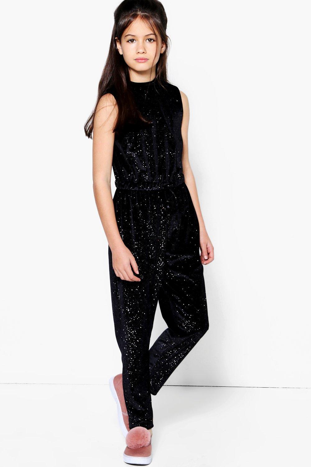 sparkly jumpsuit boohoo