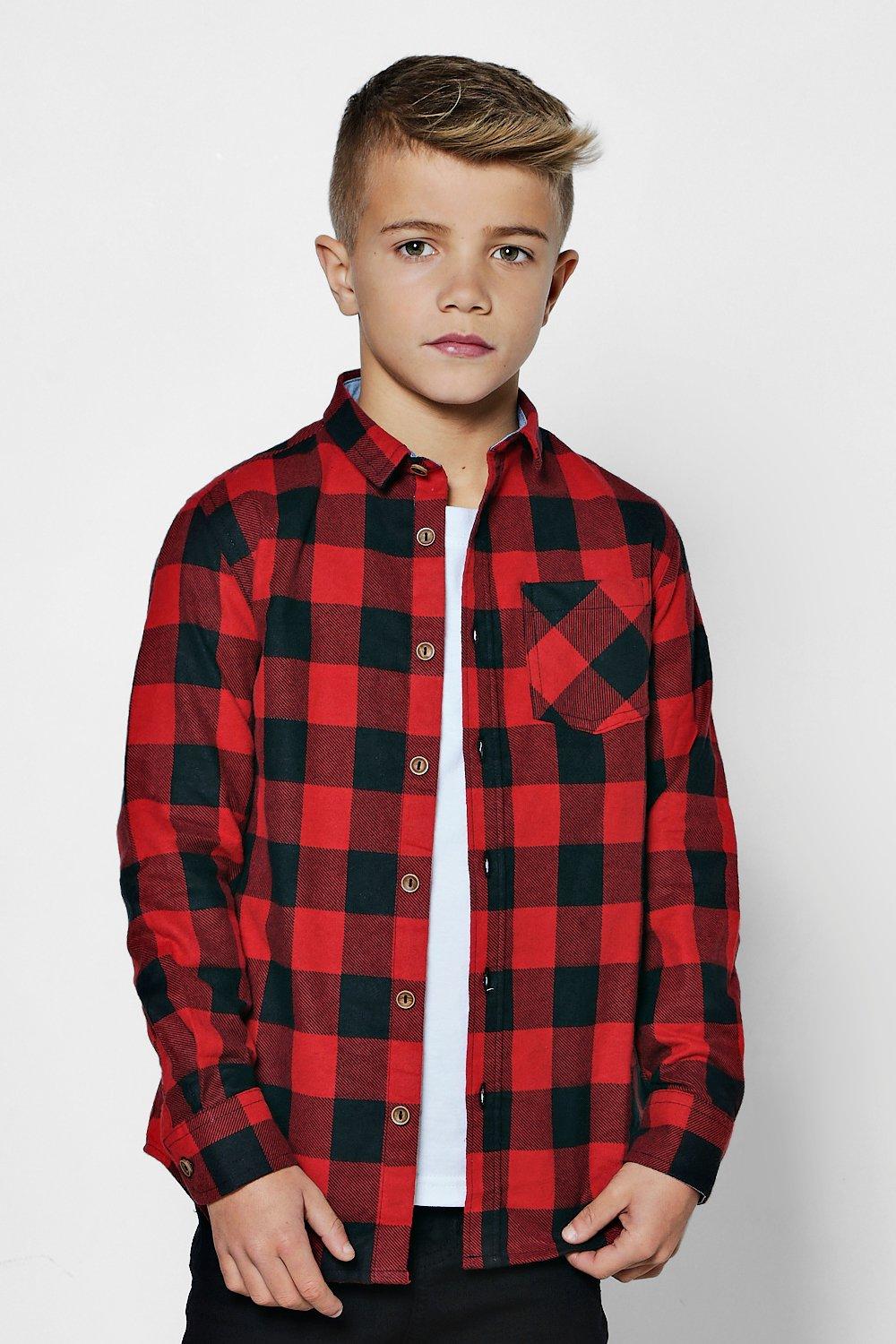 boys checkered hoodie