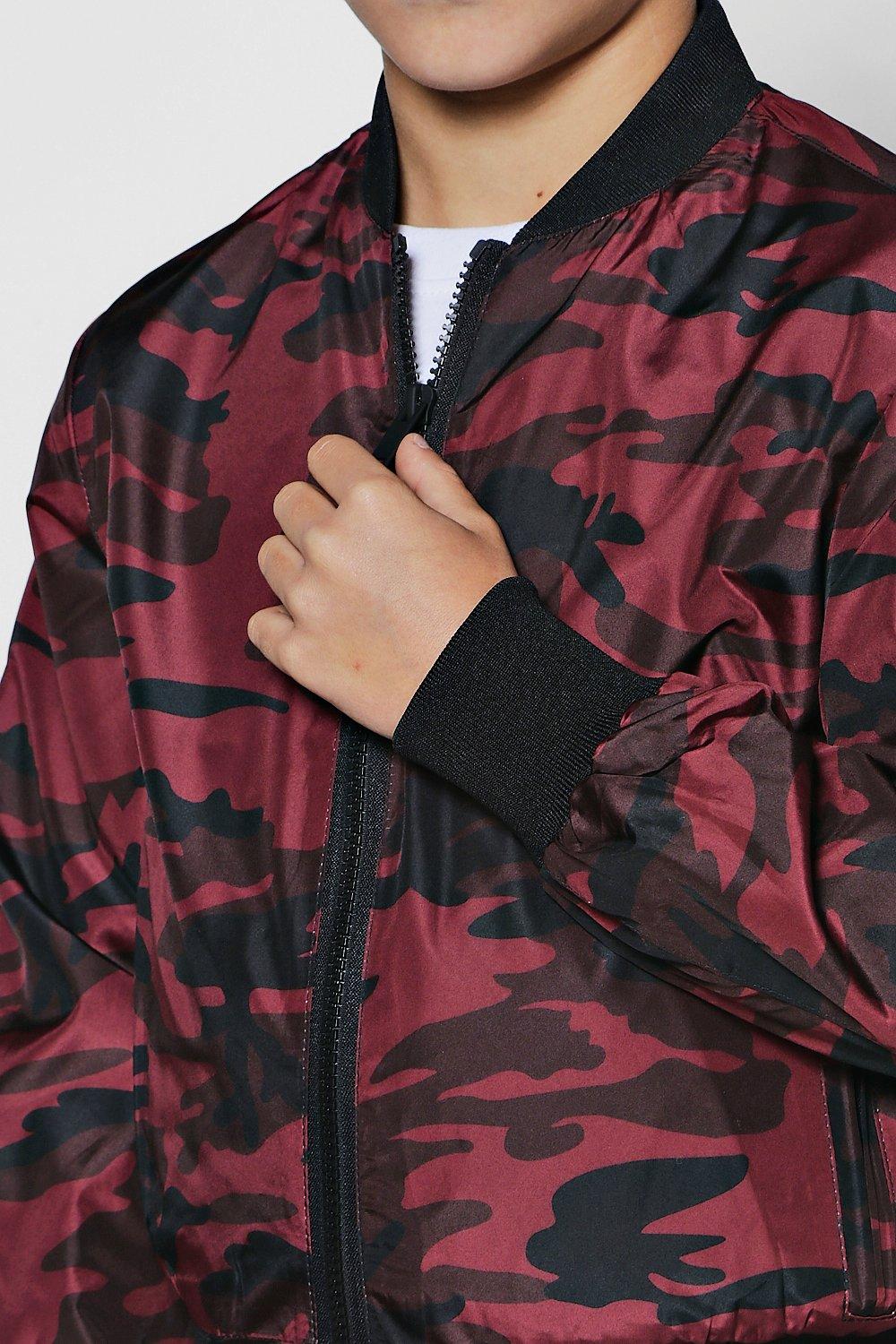 Camo 2025 jacket red