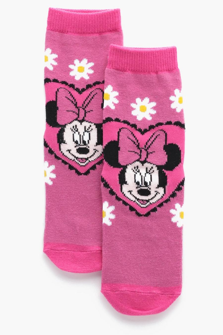 Girls Disney Minnie Mouse Socks, Pink image number 1