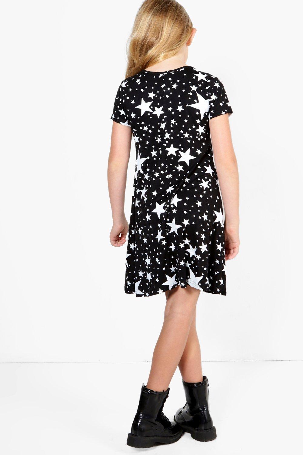 Boohoo star shop print dress