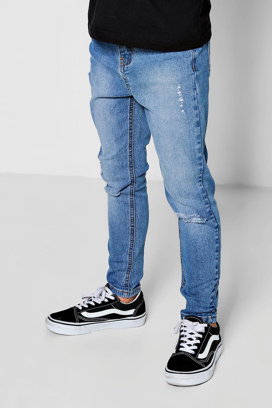Jungen Skinny-Jeans, Blau image number 1