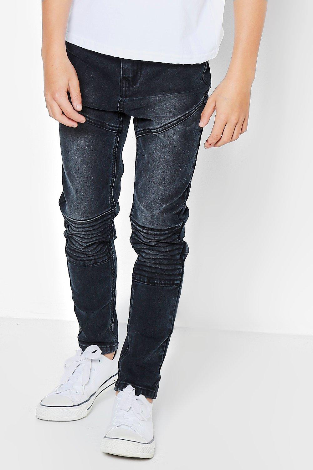 boys biker jeans