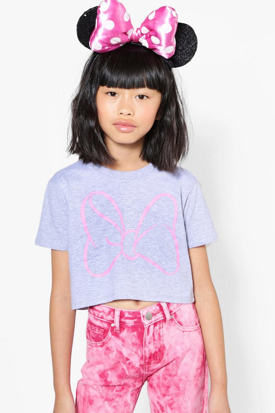 Girls Disney Minnie Bow Crop Top image number 1