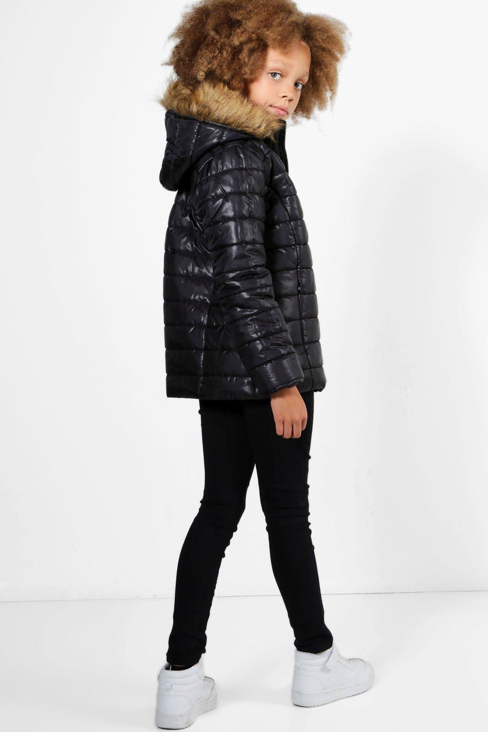 girls hooded coat