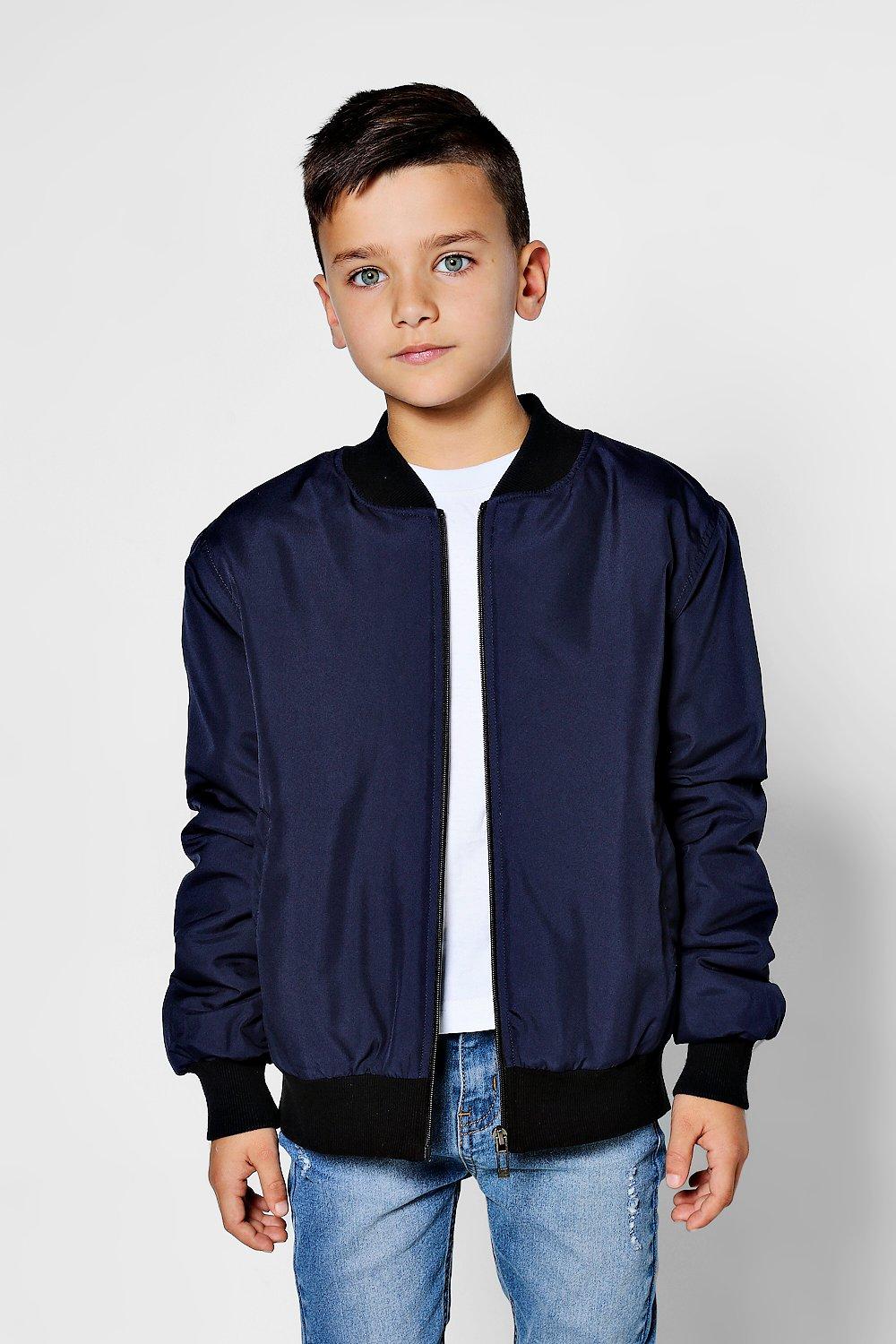 Jungen Gefutterte Bomberjacke Boohoo