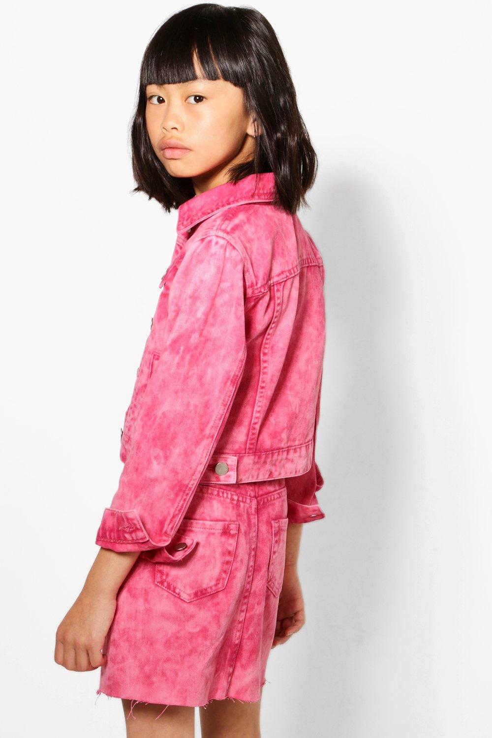 Raspberry on sale denim jacket