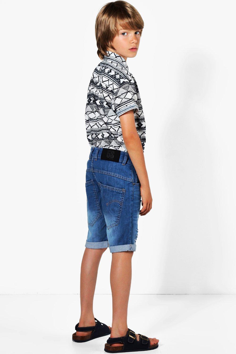 boys denim shorts