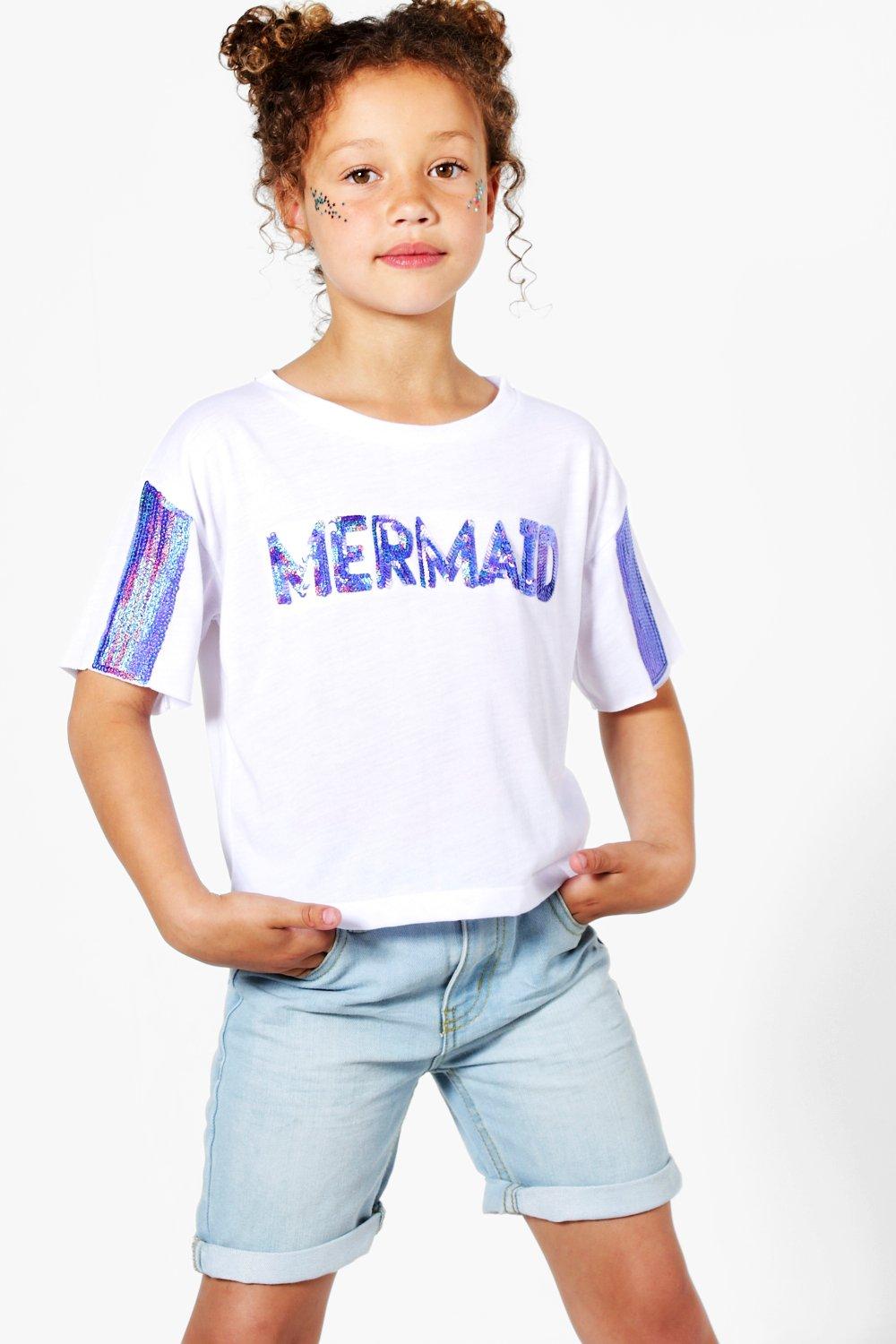 mermaid sequin t shirt