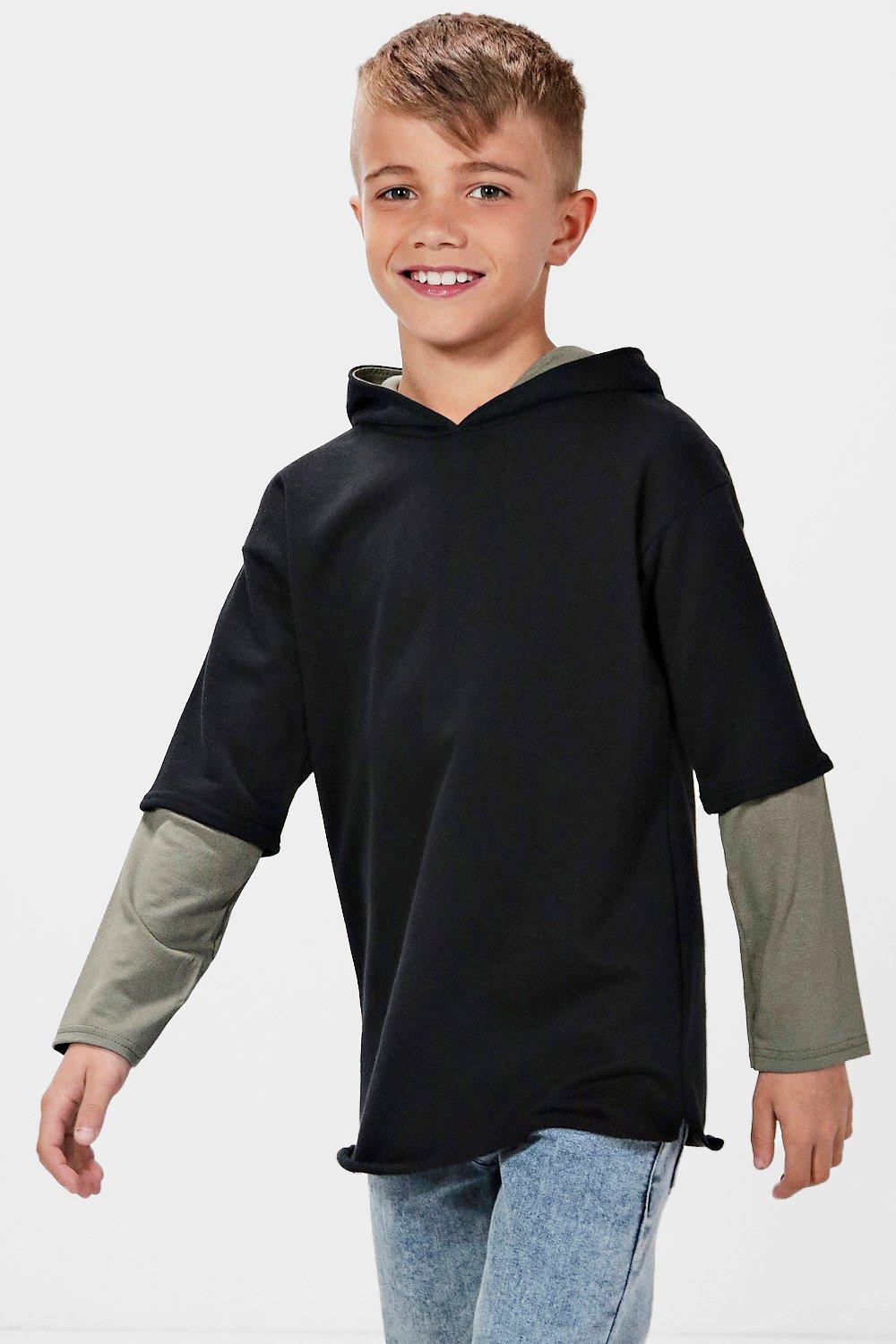 double layer hoodie