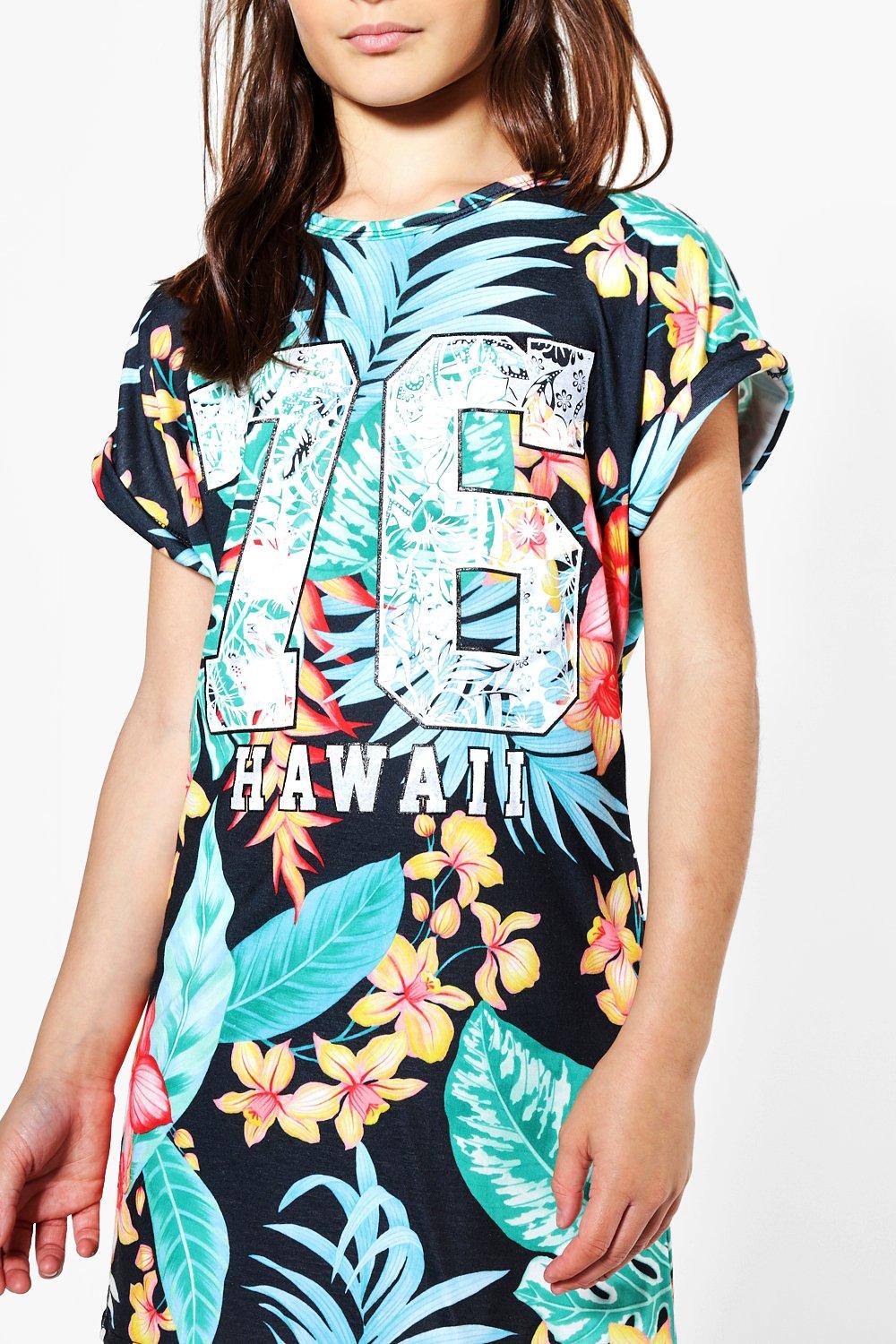 boohoo hawaiian dress