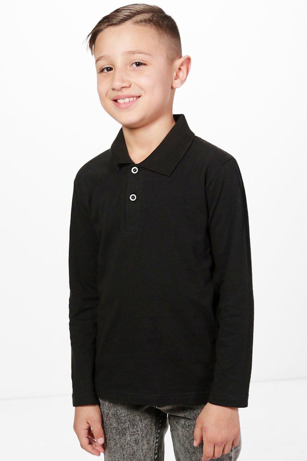 black polo shirt for boy