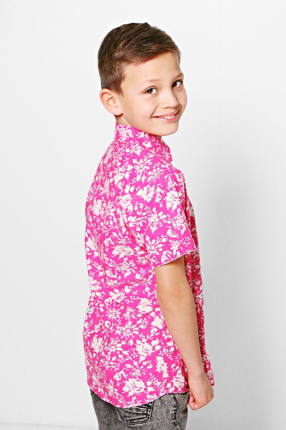 Boys Floral All Over Print Shirt boohoo AU