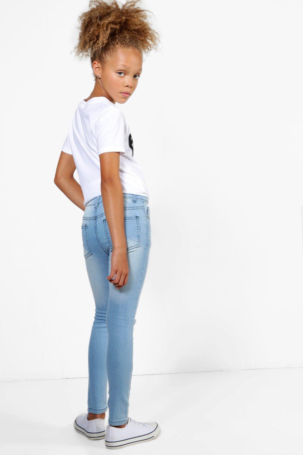 Jeans cheap troué fille