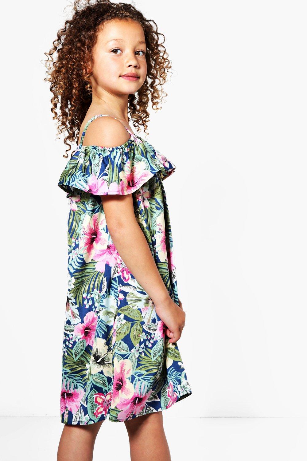 Little girl sale tropical dress