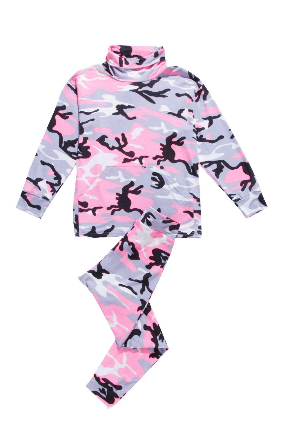 Girls camo tracksuit best sale