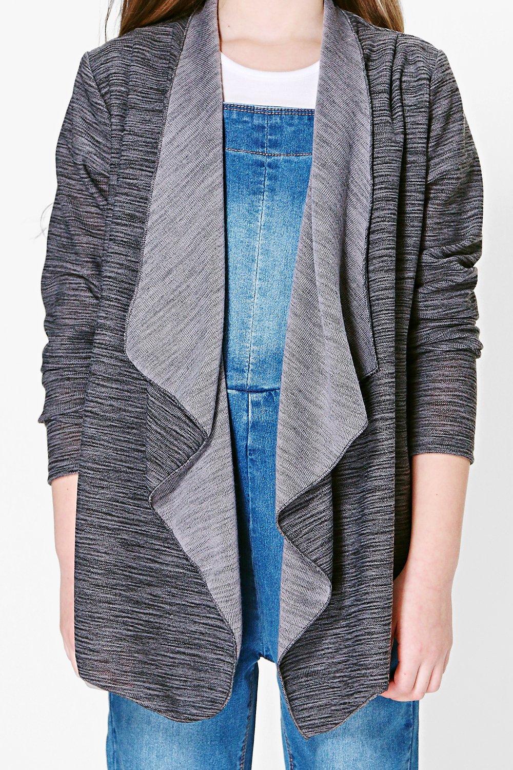 girls waterfall cardigan