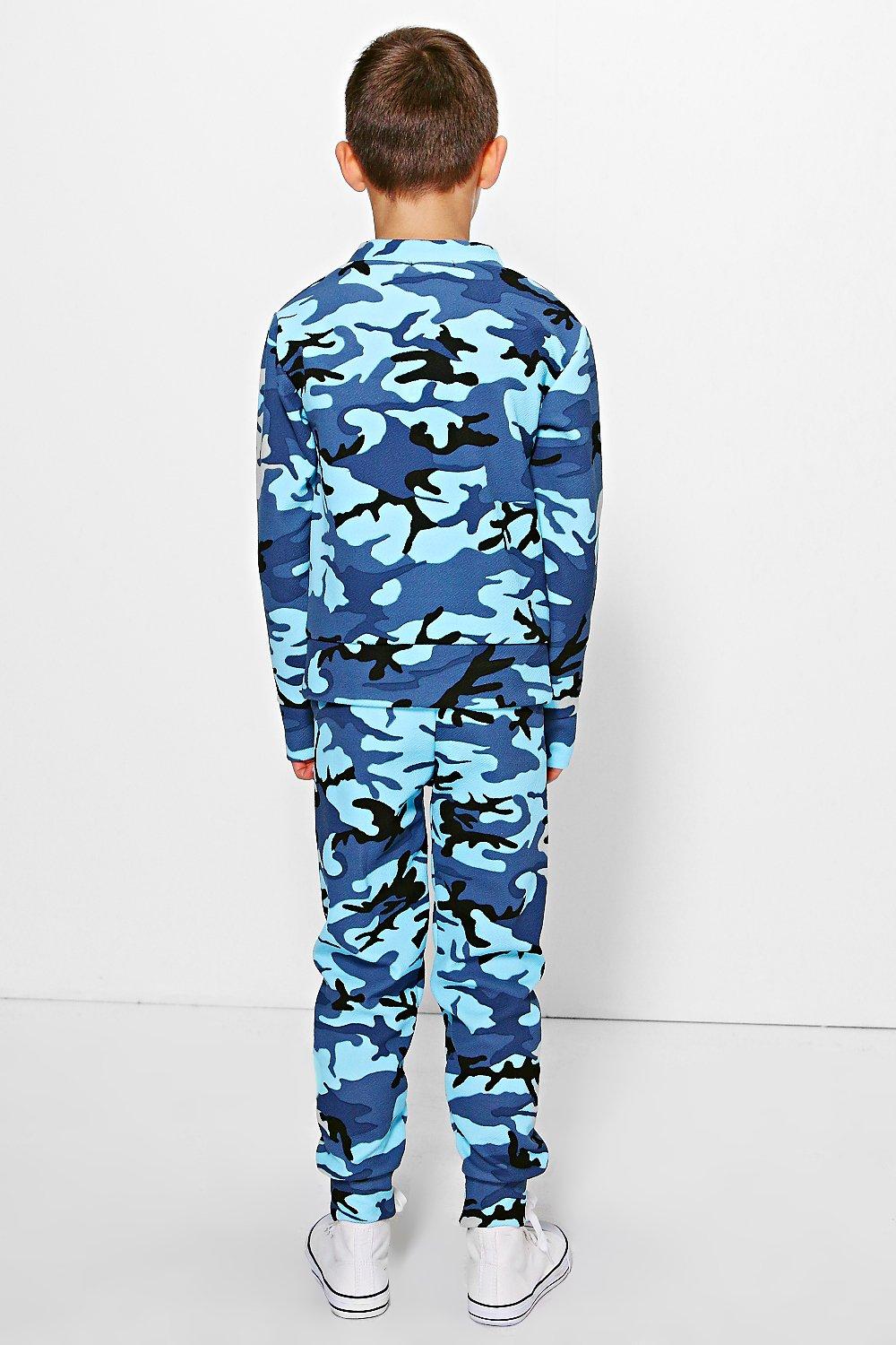 boys camouflage tracksuit