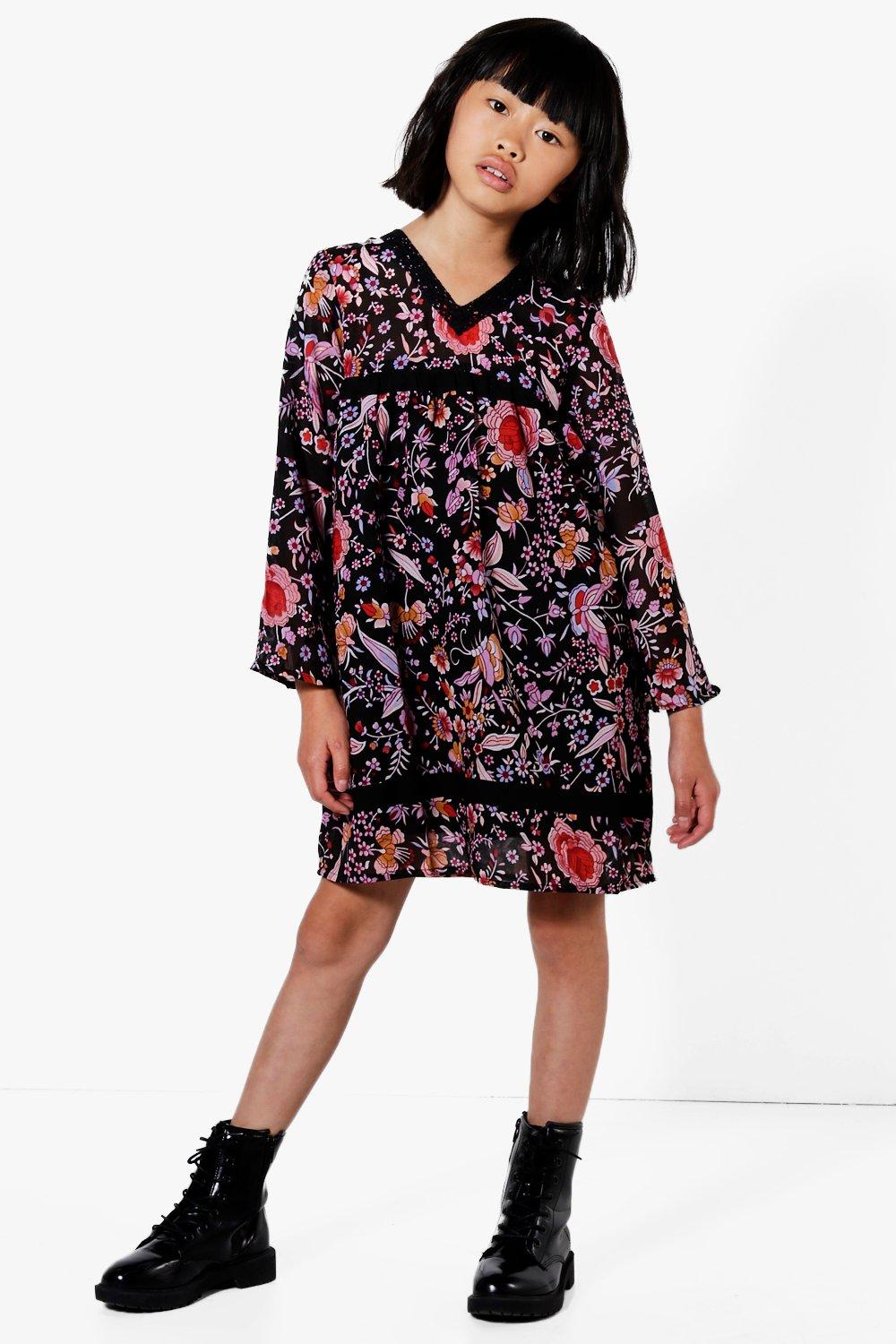 boohoo boho dress