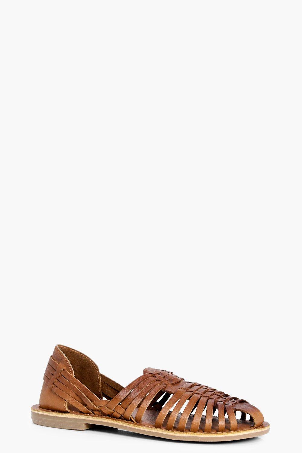 sandales huaraches cuir