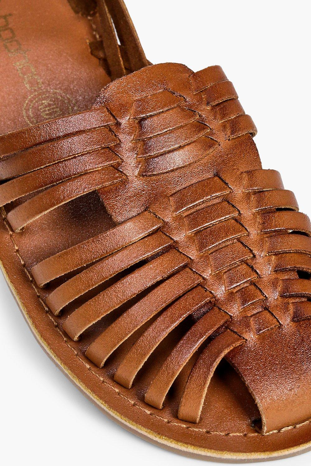 sandales huaraches cuir