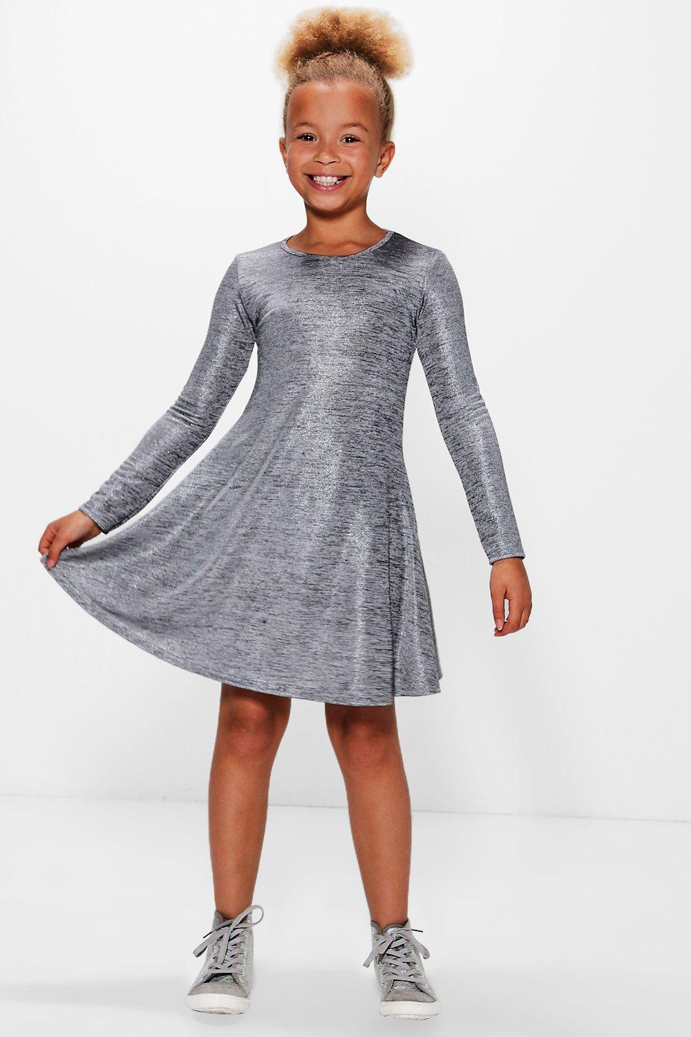 boohoo knitted swing dress