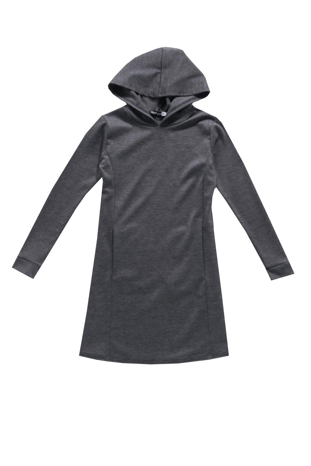 Girls Hooded Sweat Dress