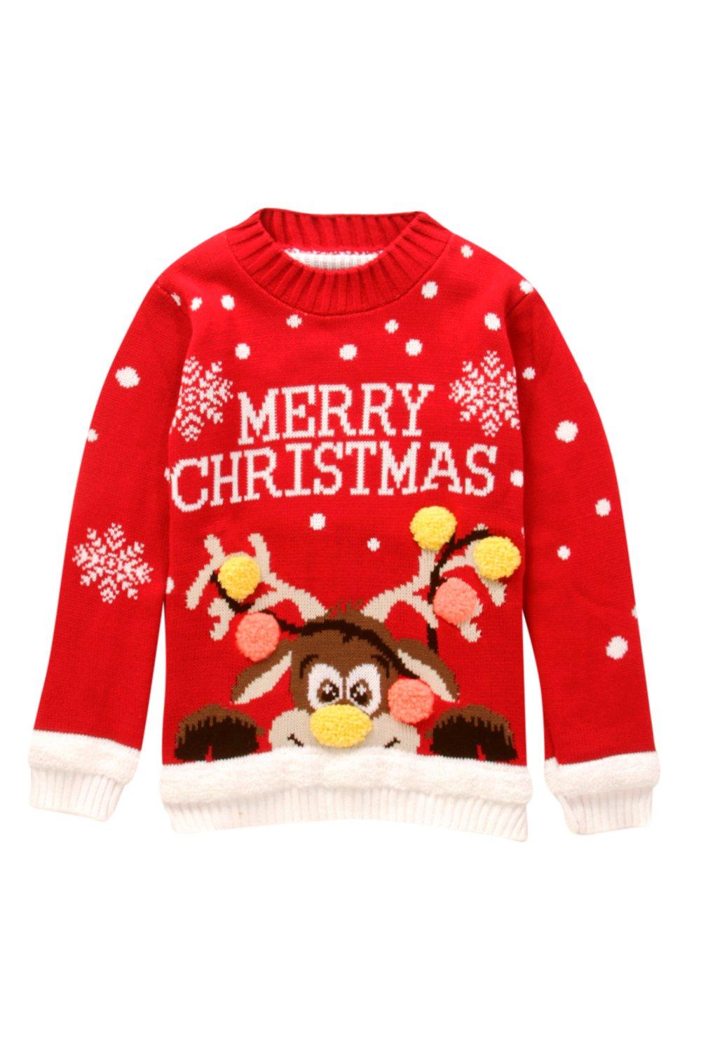 pull merry christmas pour filles boohoo FR