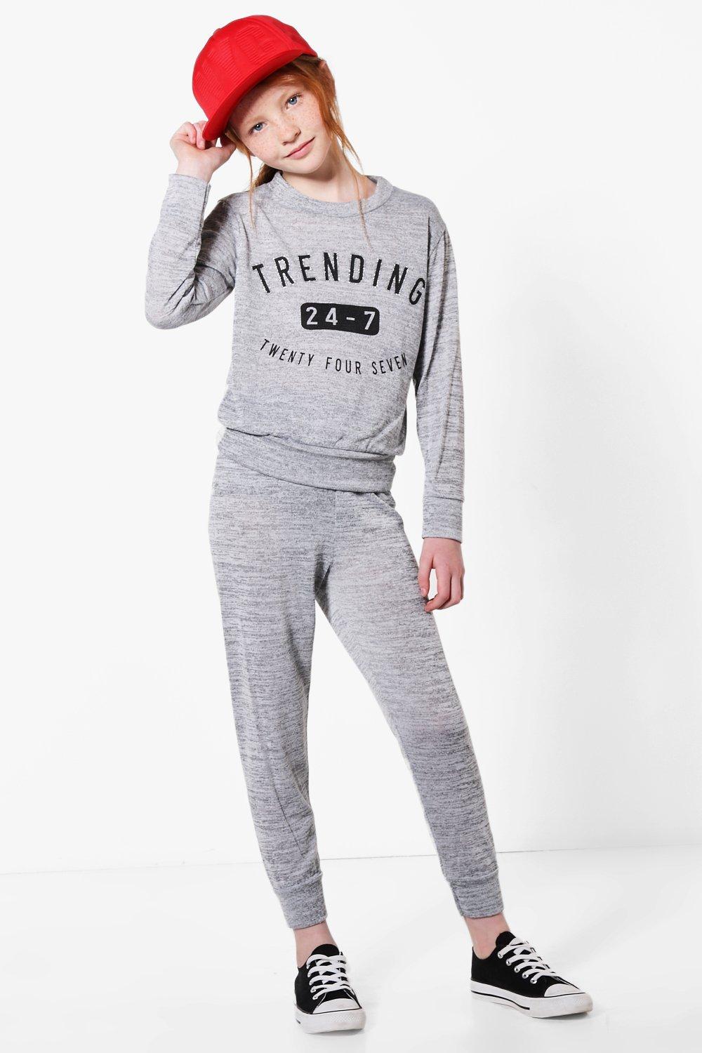 girls matching tracksuit