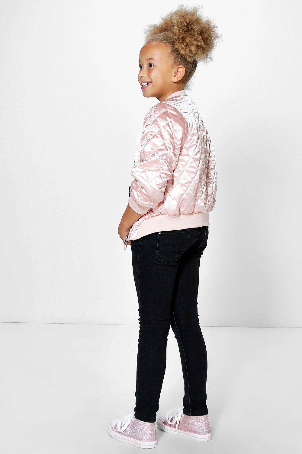 Girls Boutique Quilted Bomber Jacket