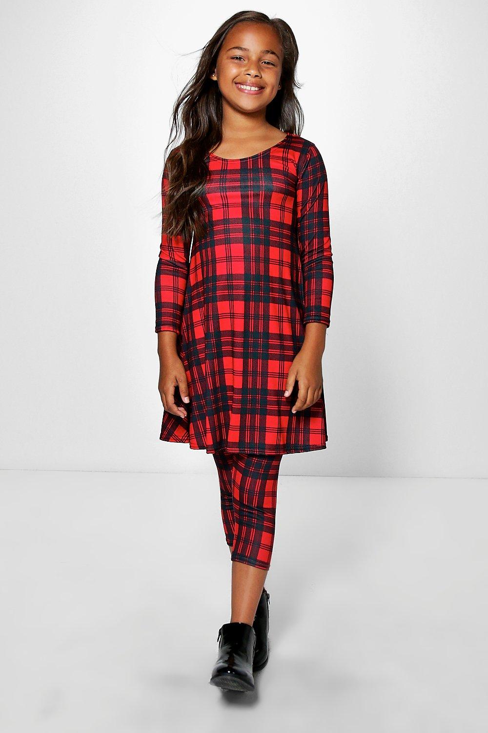 swing dress with leggings