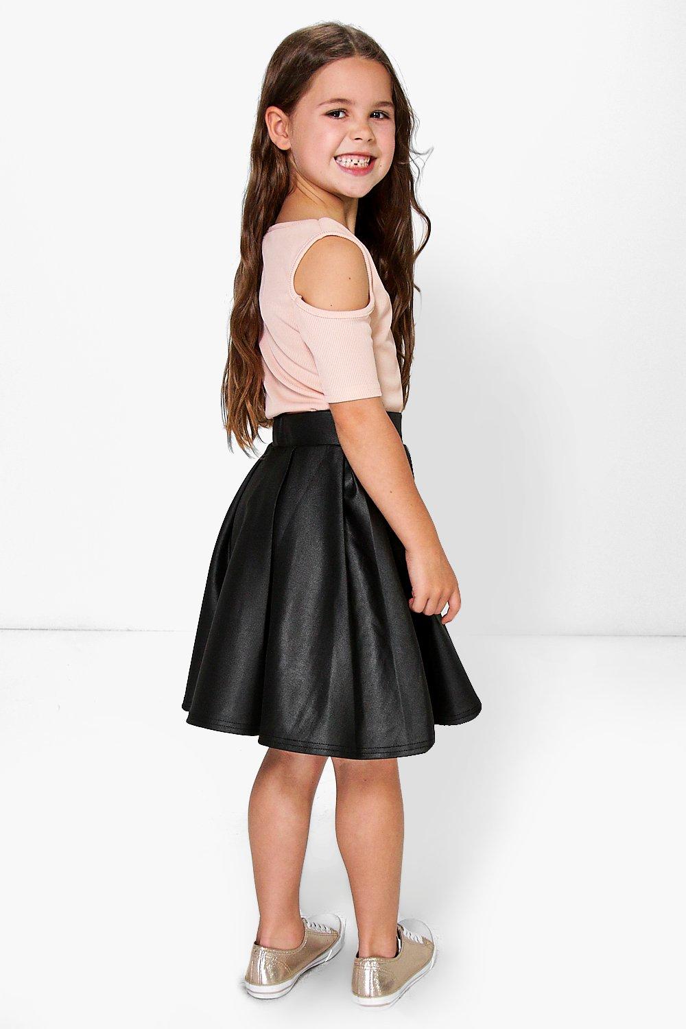 Long leather outlet skirt youth