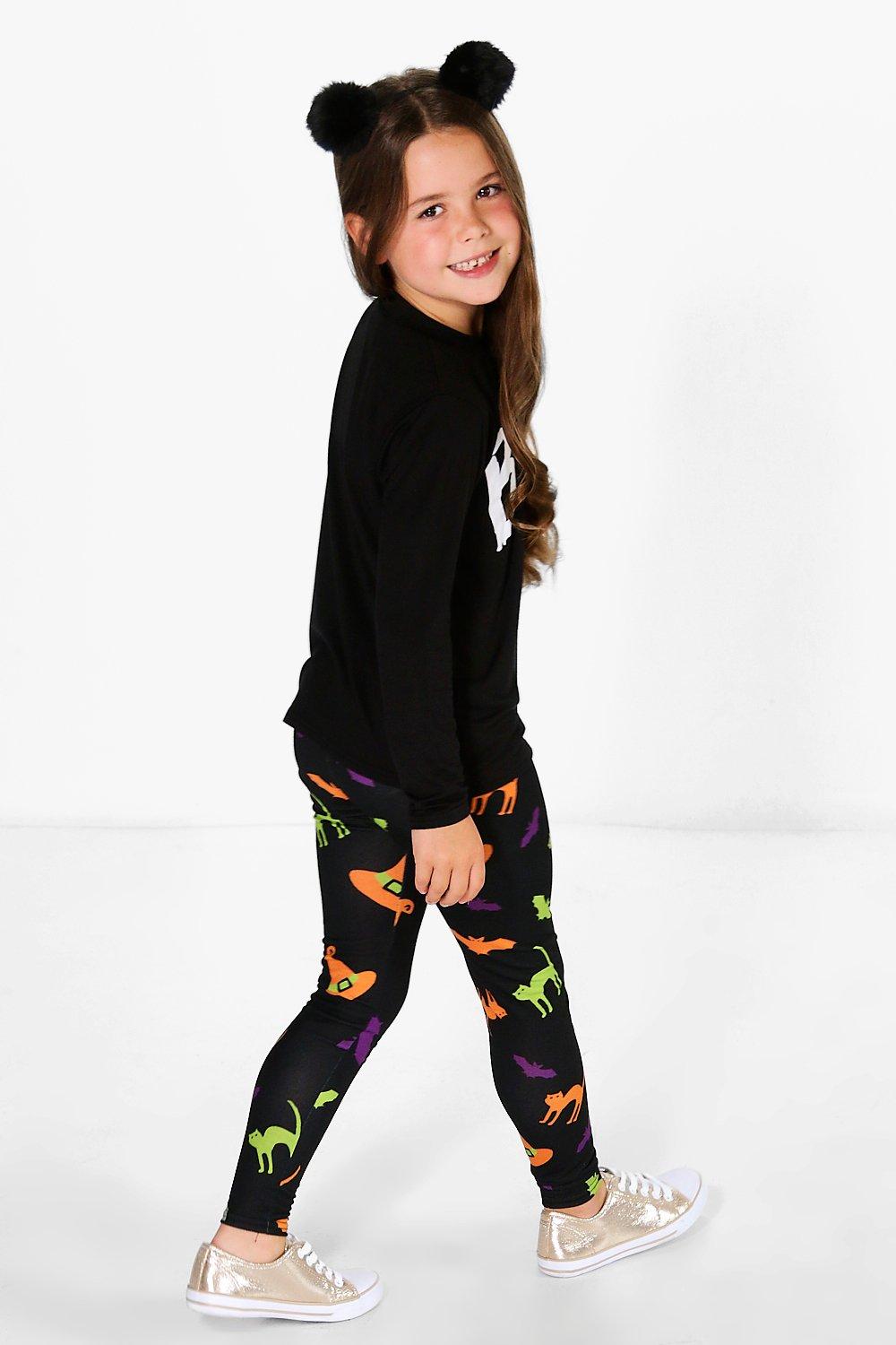 Girls store halloween leggings