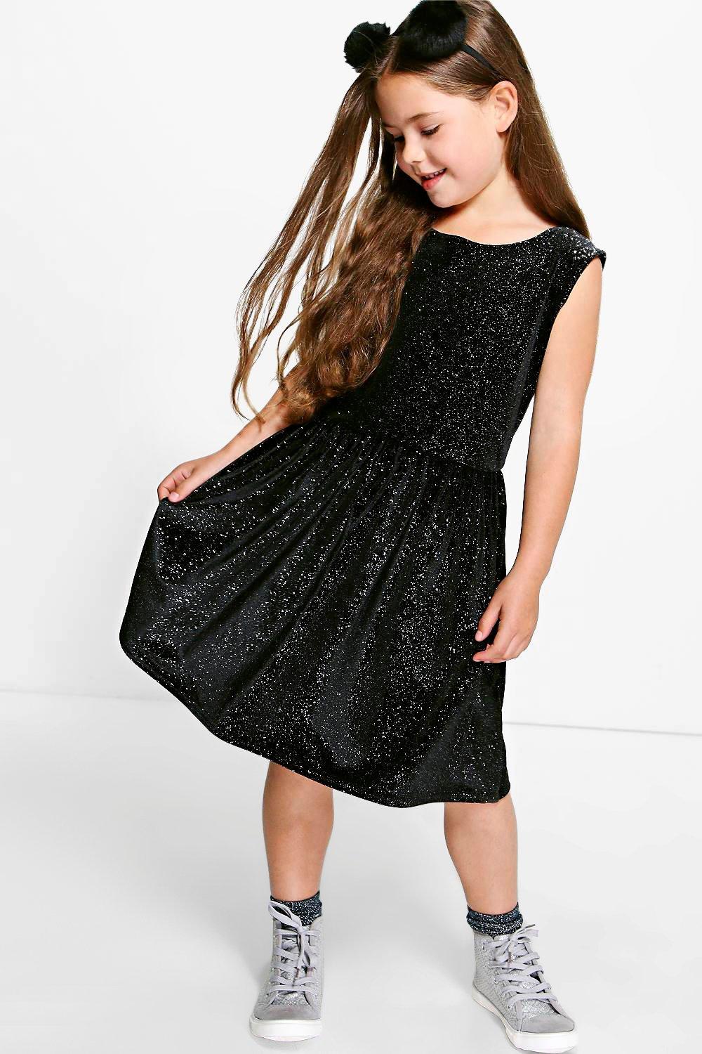 glitter skater dress uk