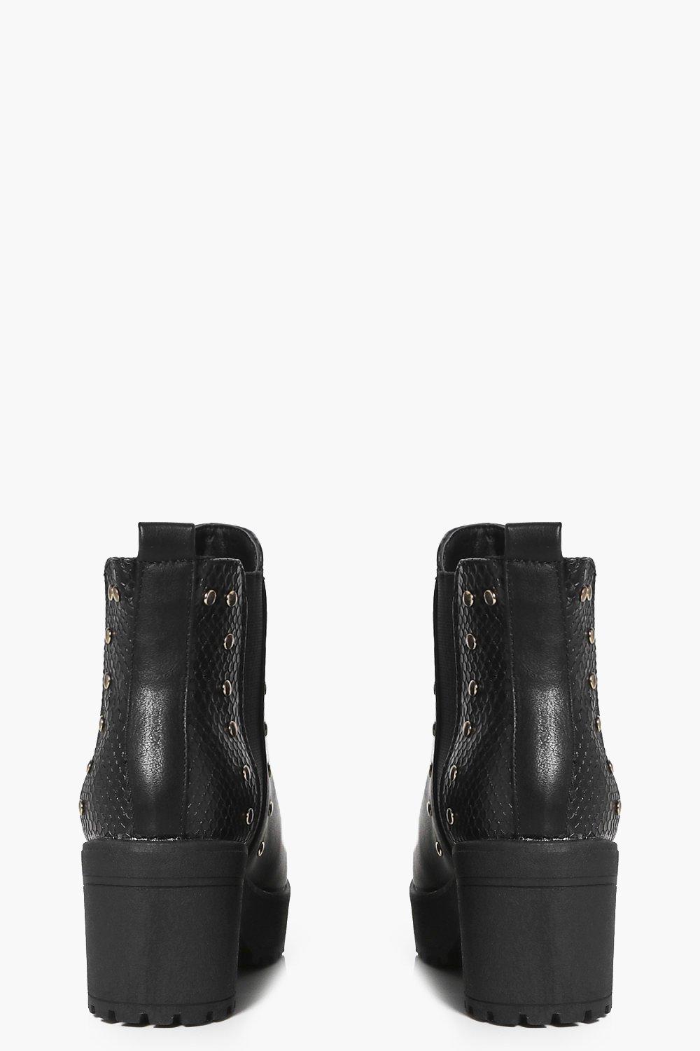 Girls chunky sale ankle boots