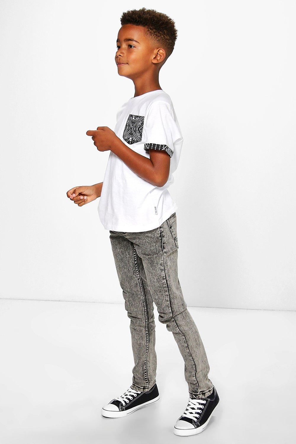 boys grey skinny jeans