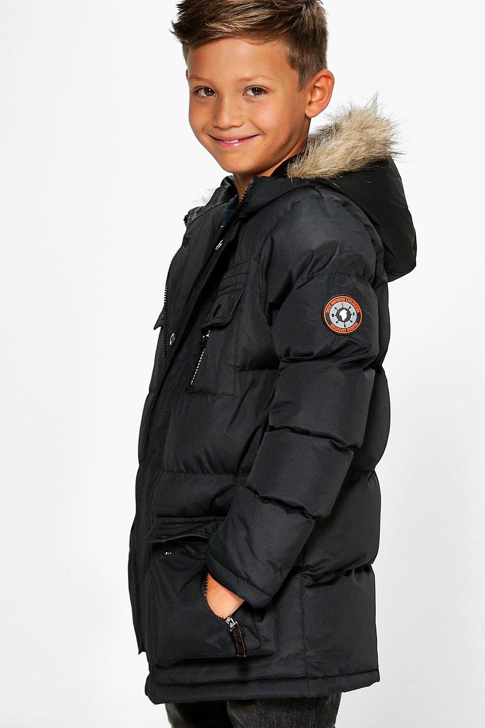 padded winter parka